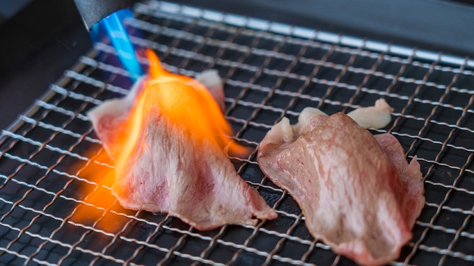 人気№1料理長おすすめ“佐賀牛会席”プラン〜目の前で炙る絶品炙り寿司は絶品〜